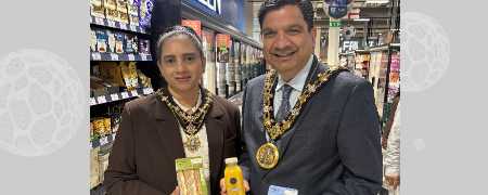 Mayor and mayoress of Rochdale.