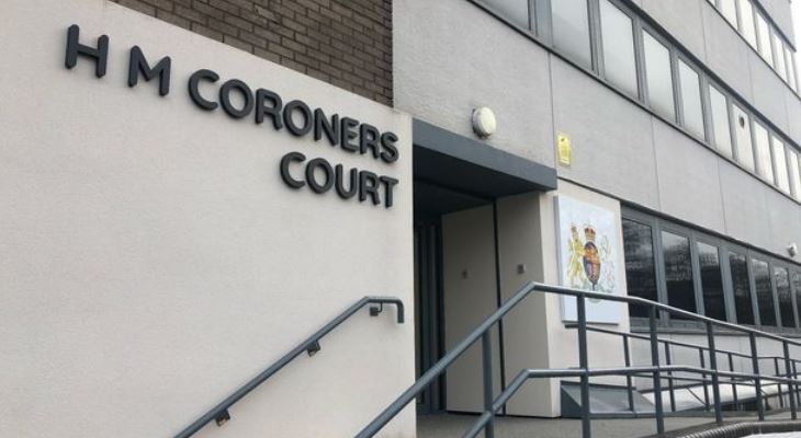 Front entrance of the Coroners Court.