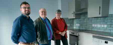 Councillors Danny Meredith, Neil Emmott and Janet Emsley.