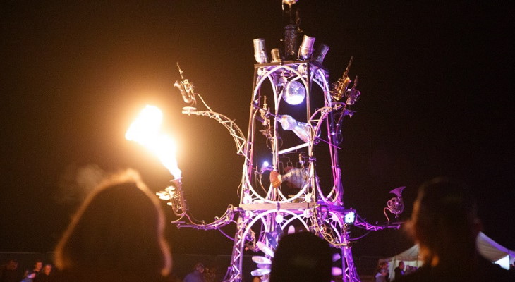 Musical fire tree.