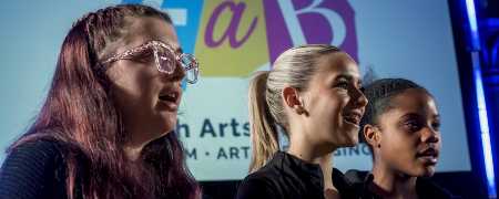 Singers at Rochdale Town Hall.
