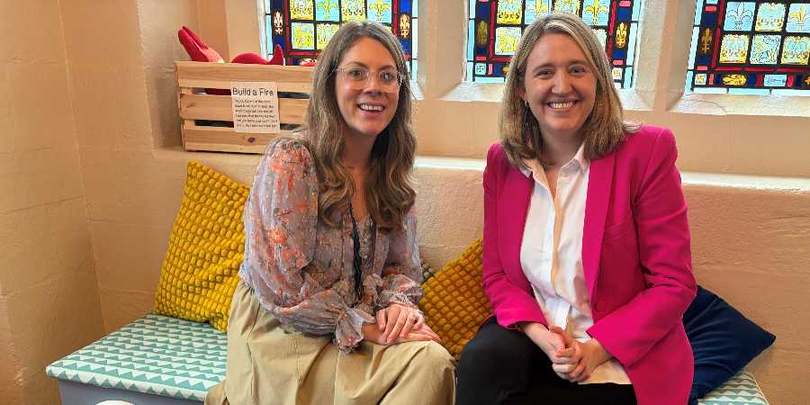 Georgia Gould MP and Francesca Soan.