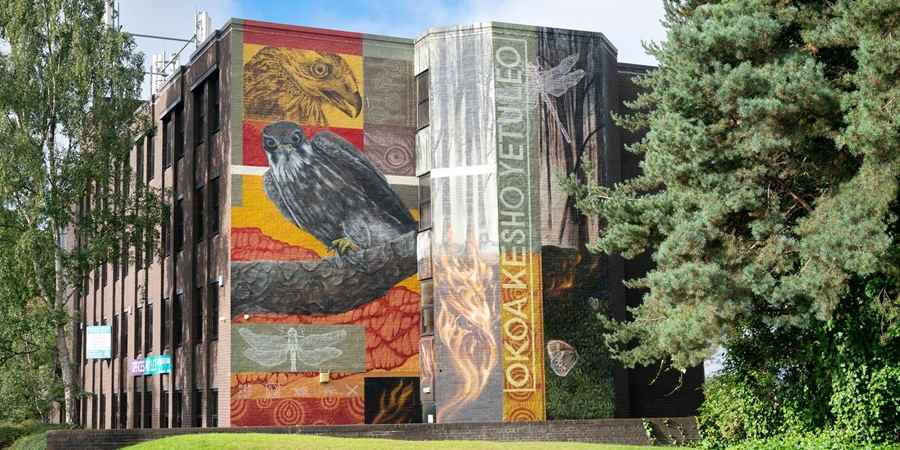 The mural.