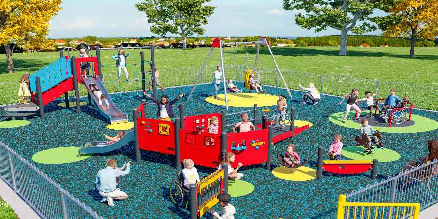 Computer image of how the new area could look.