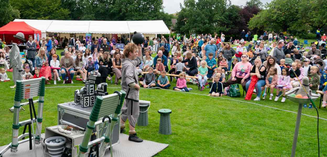 Peformance of Now I Am Become Deaf at the Feel Good Family Picnic in Littleborough.