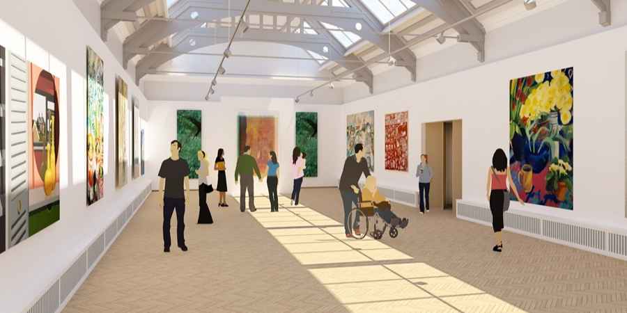 Artist impression of new gallery.