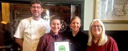 Darren Parkinson, Sarah Crabtree, Amy Holman and Councillor Sue Smith.