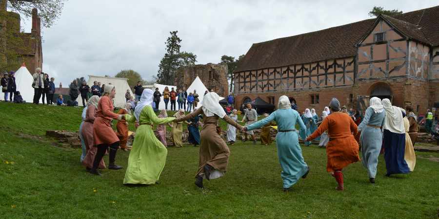 A medieval reenactment.