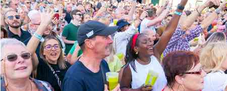Crowd at Feel Good Festival.