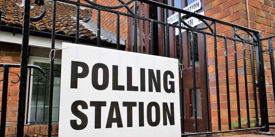Polling station.