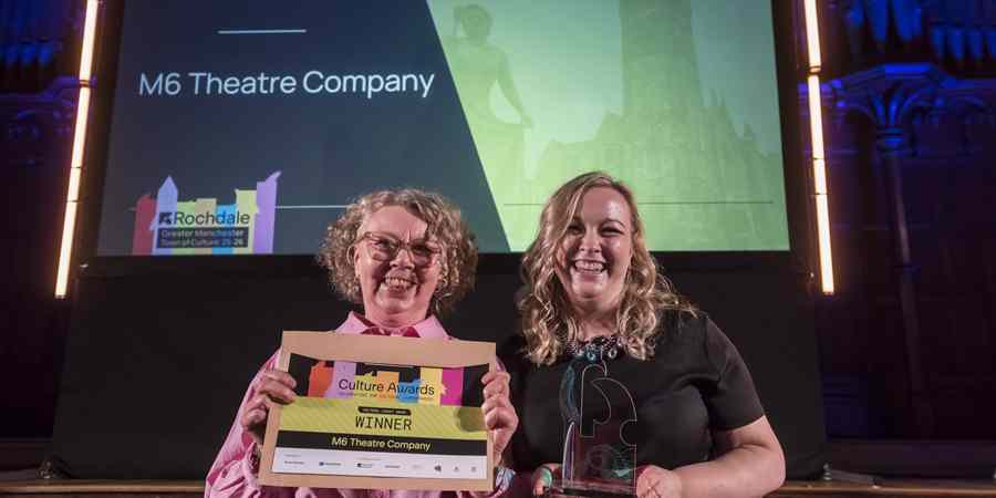 Representatives from M6 Theatre Company.