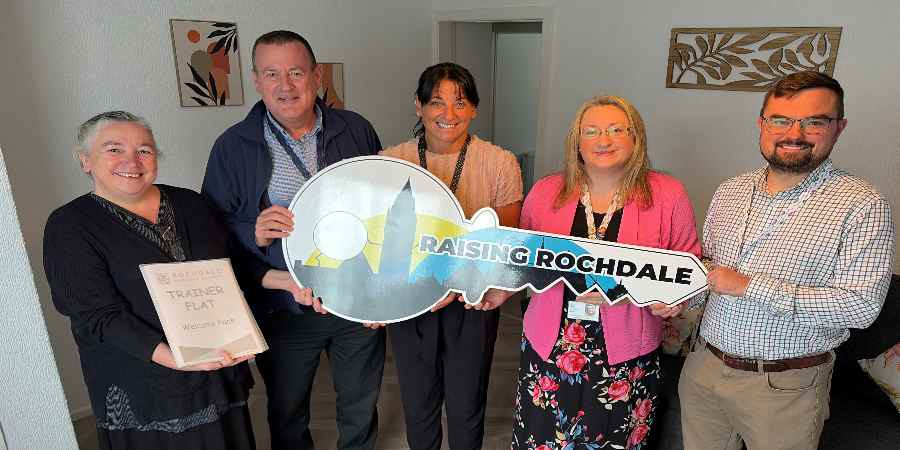 Childrens services staff and councillors.