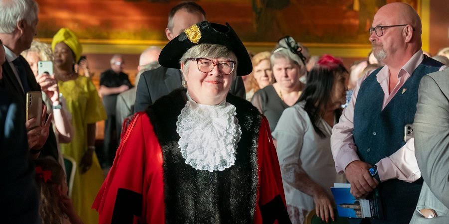 Councillor Janet Emsley, mayor of Rochdale.