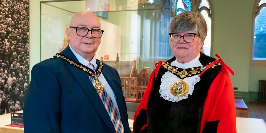 Ken Emsley and Councillor Janet Emsley.