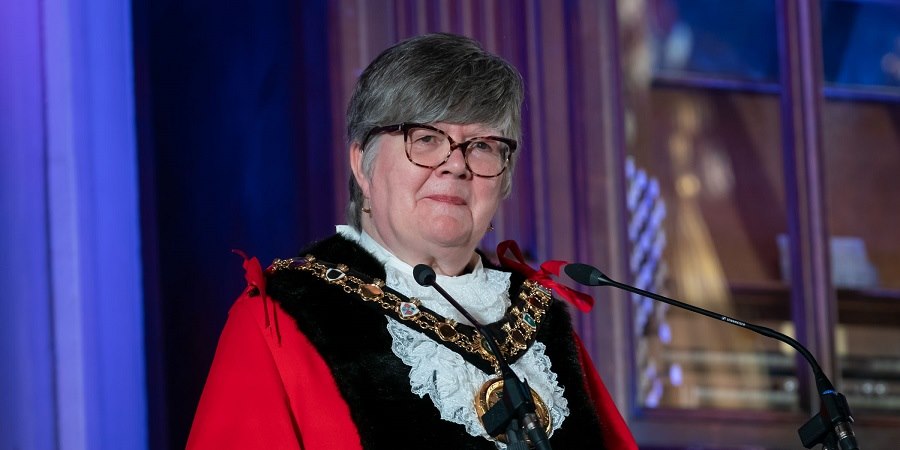 Councillor Janet Emsley, mayor of Rochdale.
