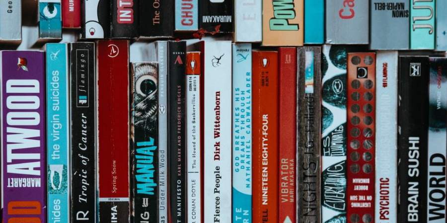 A selection of books.