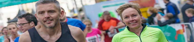 2 runners in the Half Marathon.