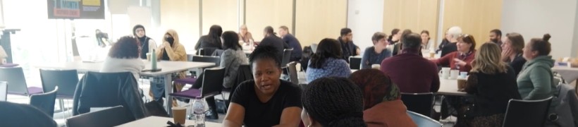 Screenshot of Black History Month event video.