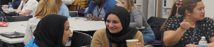 Screenshot from the |slamophobia conference video.