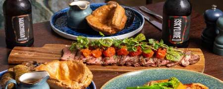 Steak dinner.