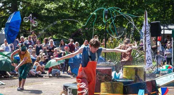 Performance by Flood, photo courtesy of John Ferguson.