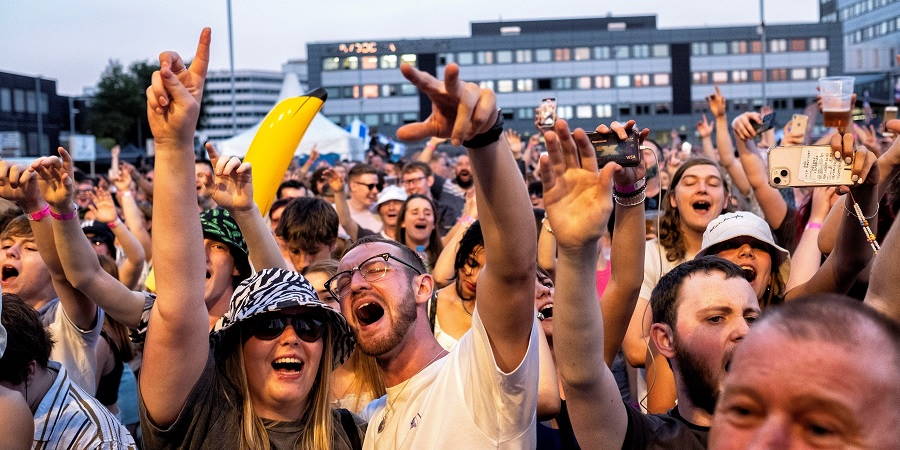 Crowds at the 2022 Feel Good festival.