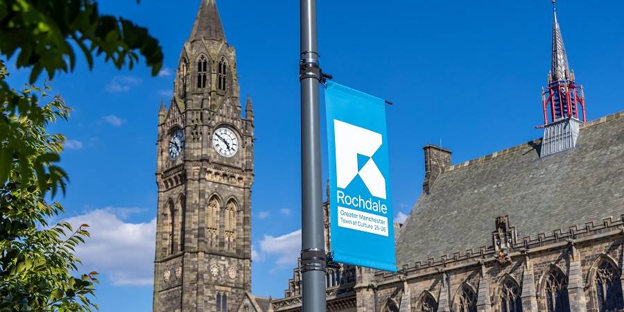 Rochdale Town Hall.