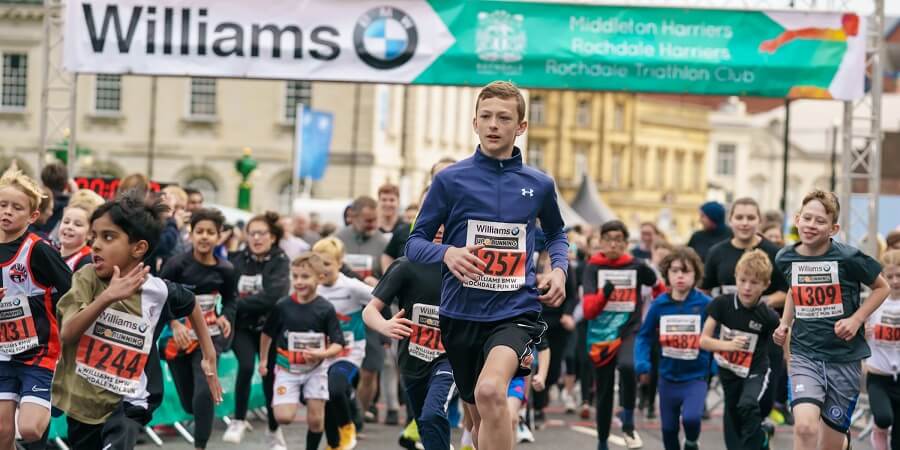 Runners in the Fun Run in 2021.