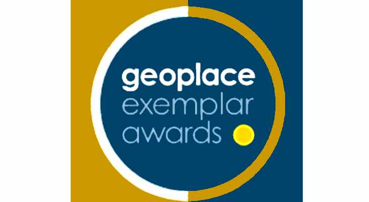 Geoplace Exemplar Awards logo.