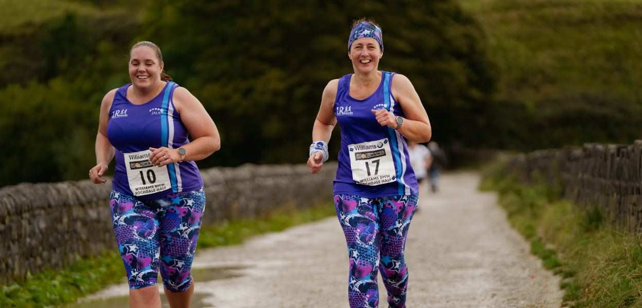 Runners in the Half Marathon.