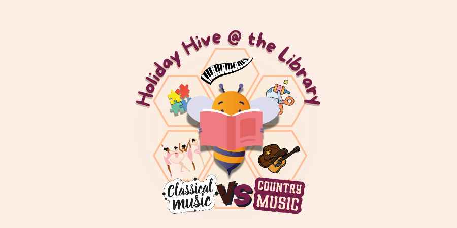 Logo reading Holiday Hive, Classical versus Country.