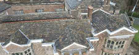 Hopwood Hall roof.