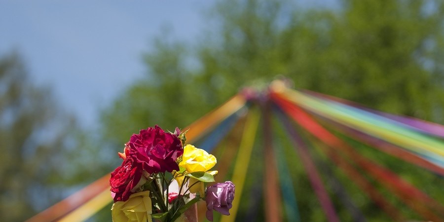 A maypole.