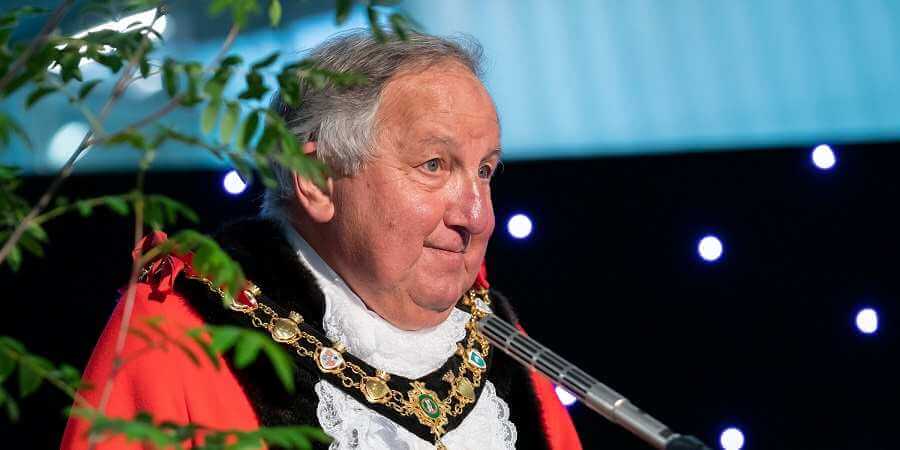 Councillor Mike Holly, Mayor of Rochdale.