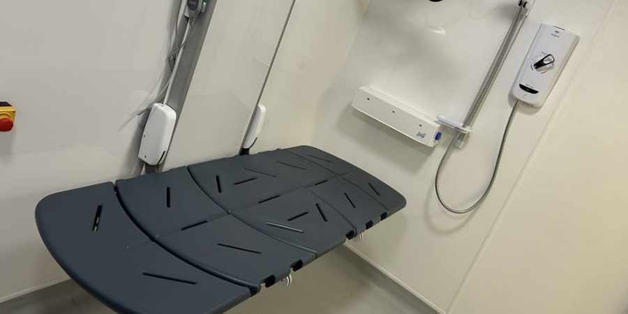 Changing room at Norden Family Hub.