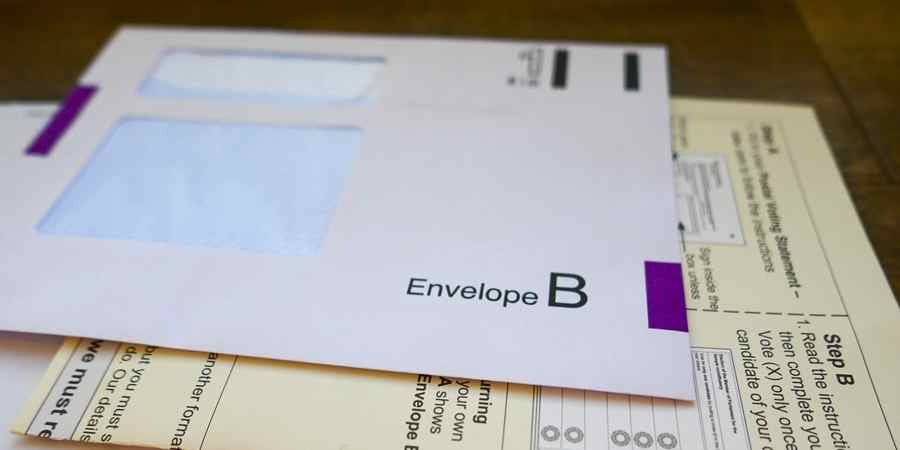 Ballot envelope.
