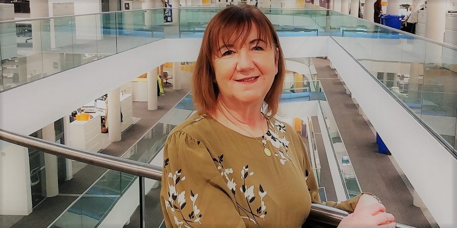 Sharon Hubber pictured in Number One Riverside.