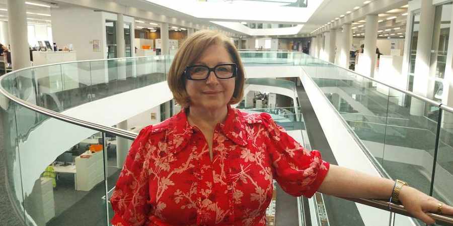 Suzanne Antrobus in Number One Riverside.