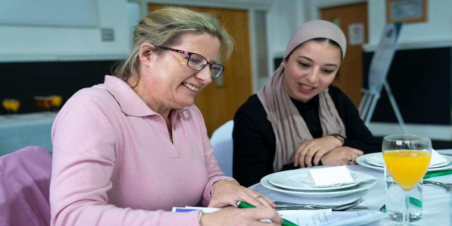 Talk English volunteer and student.