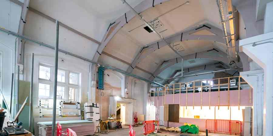 The former Women's Library under renovation.