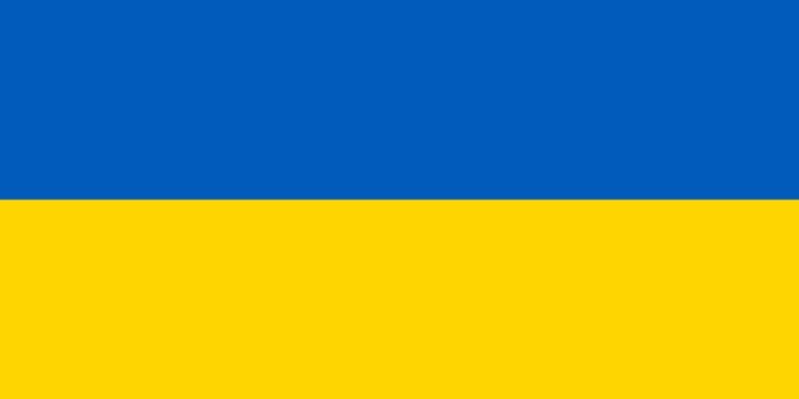 Ukraine flag.