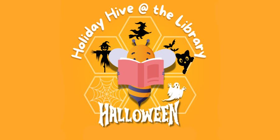 Holiday Hive at the library Halloween.