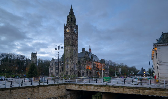 Rochdale Town Hall.