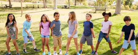 Children playing together.