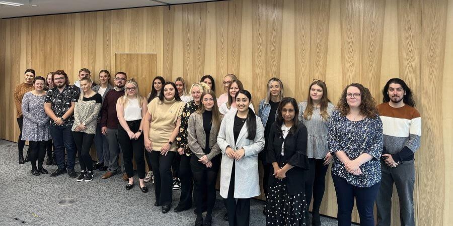 The new cohort of apprentices.
