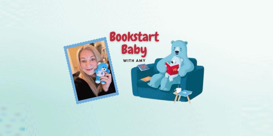 Bookstart Baby with Amy logo.