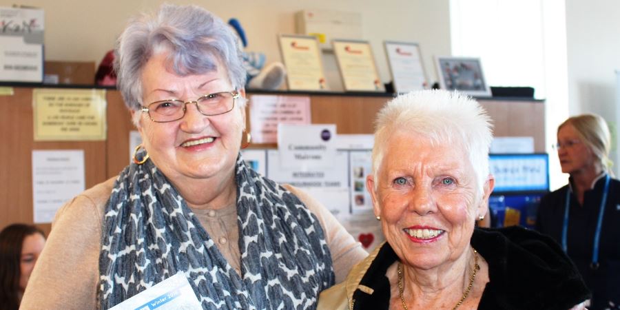 2 carers at a Carers Week event.