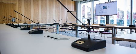 The council meeting room at Number One Riverside.