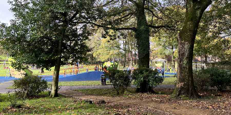 Denehurst Park in autumn.