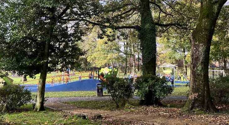 Denehurst Park in autumn.